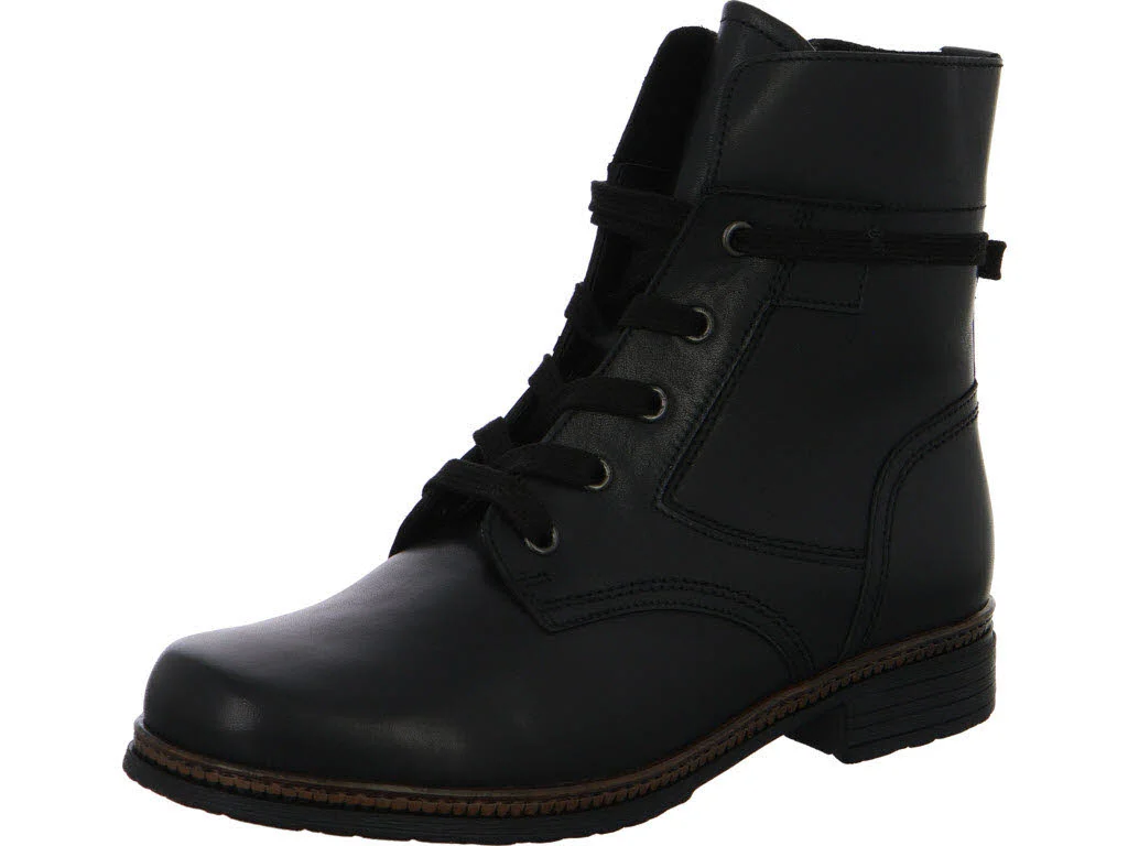 Gabor Damen Schnürstiefel 8023.03.001 8023.03 black F (schmal/normal)