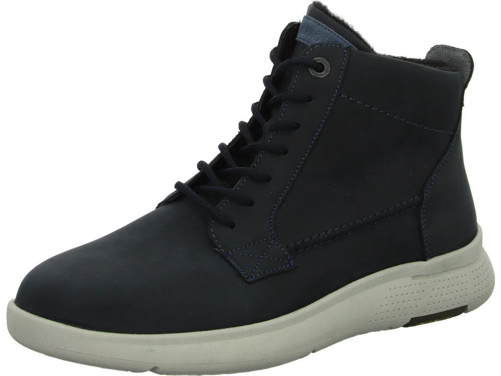 Waldläufer Herren Schnürstiefel 984801-201/194 Heiko notte denim H (weit)