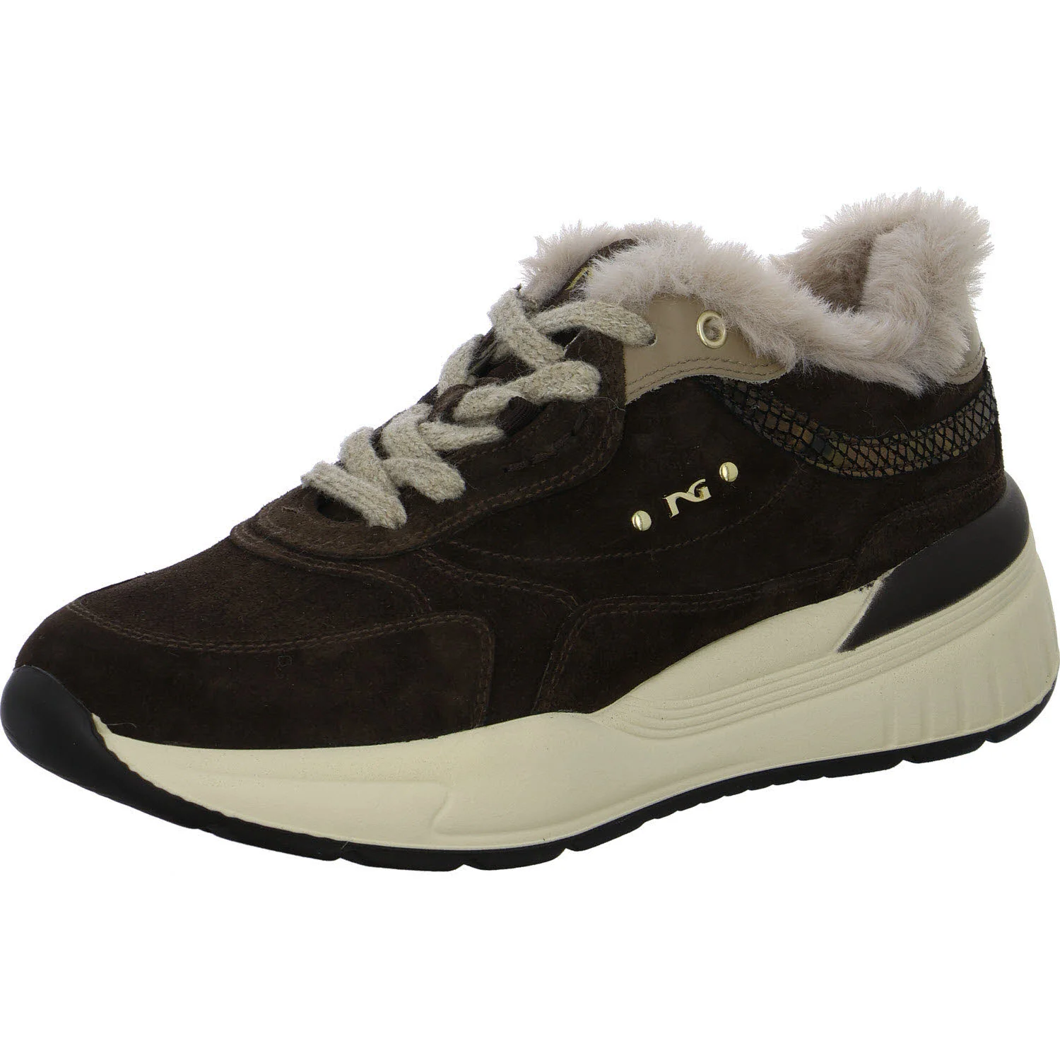 Element 2 von 8 (Bild) – NeroGiardini Damen Schnürschuhe I617370D 300 I617370D t. moro gaucho tortora normal