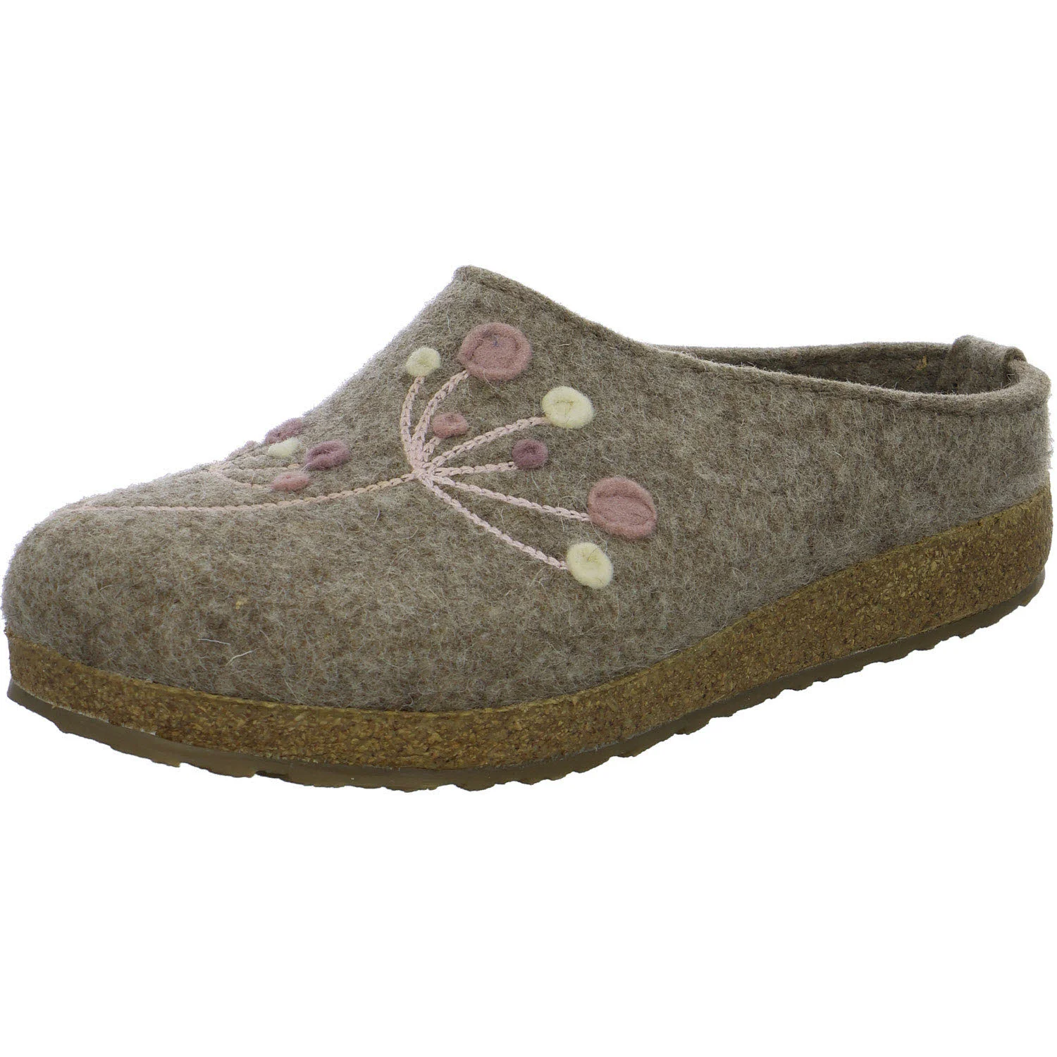 Haflinger Damen Winterpantoffel 751009-0-550 Grizzly Amaya torf normal