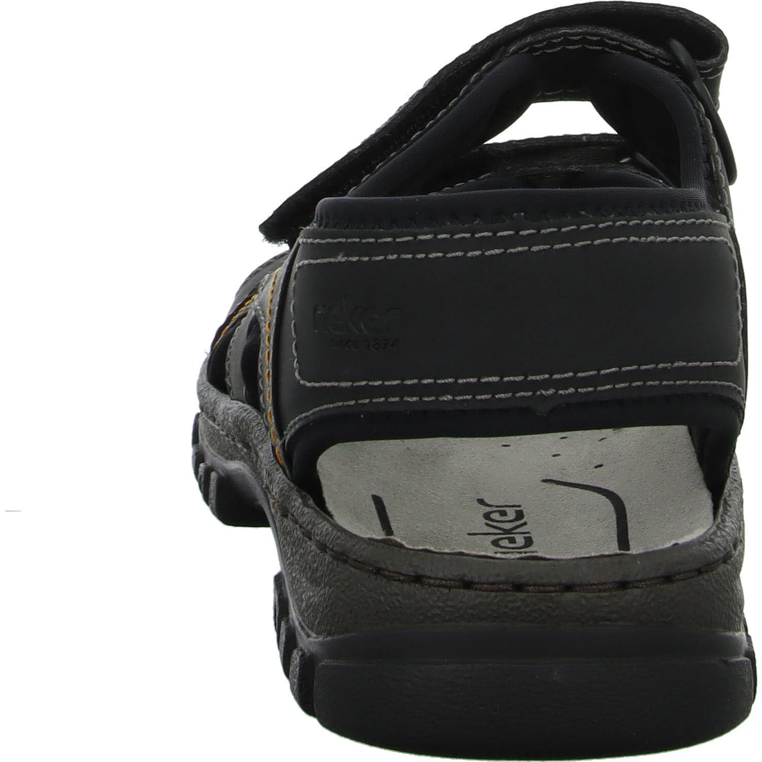 Rieker Herren Sandalen 25053-00 25053 schwarz/schwarz/schw G (weit)