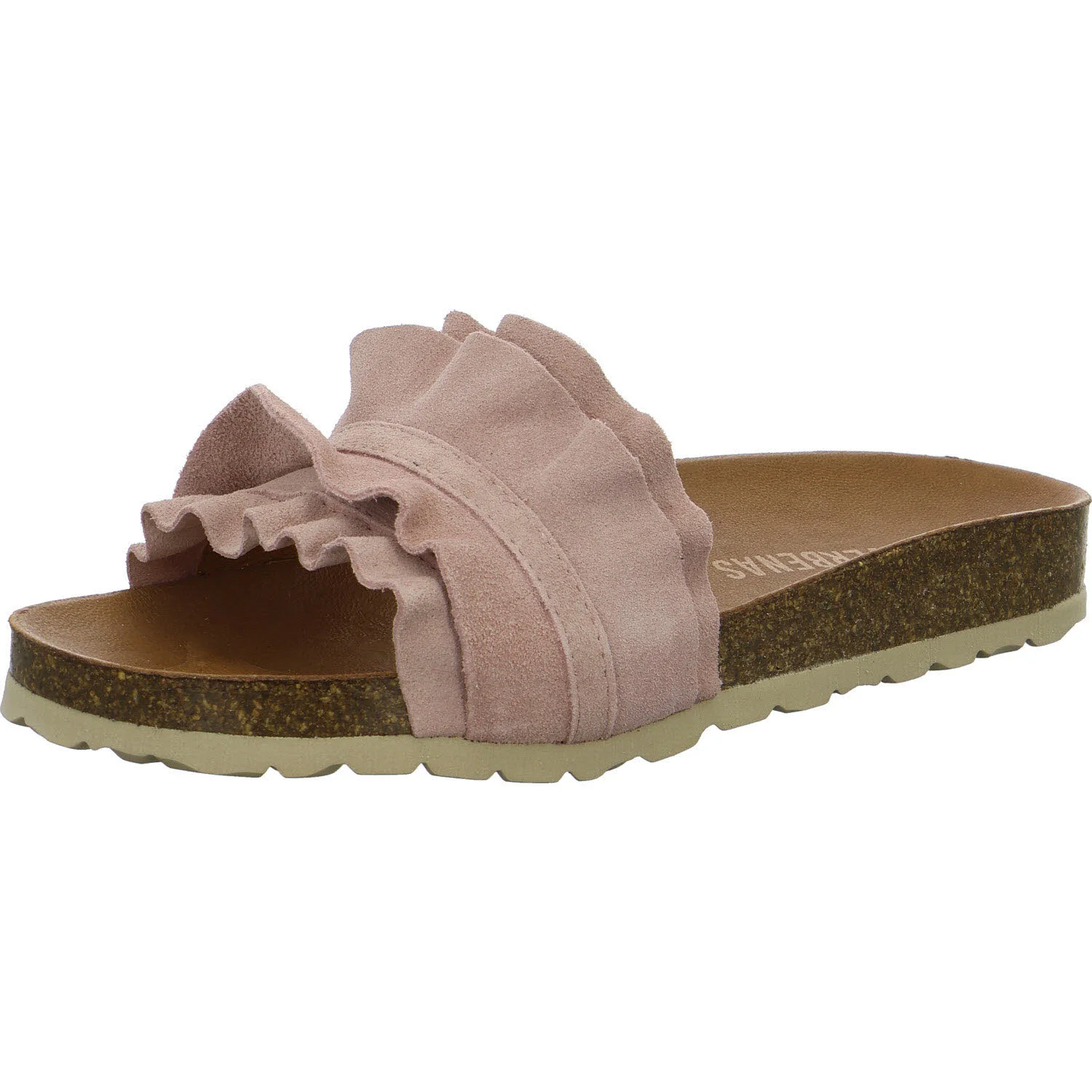 Verbenas Damen Pantoletten 3300620220 872 ROCIO SERRAJE VOLANTE antique normal