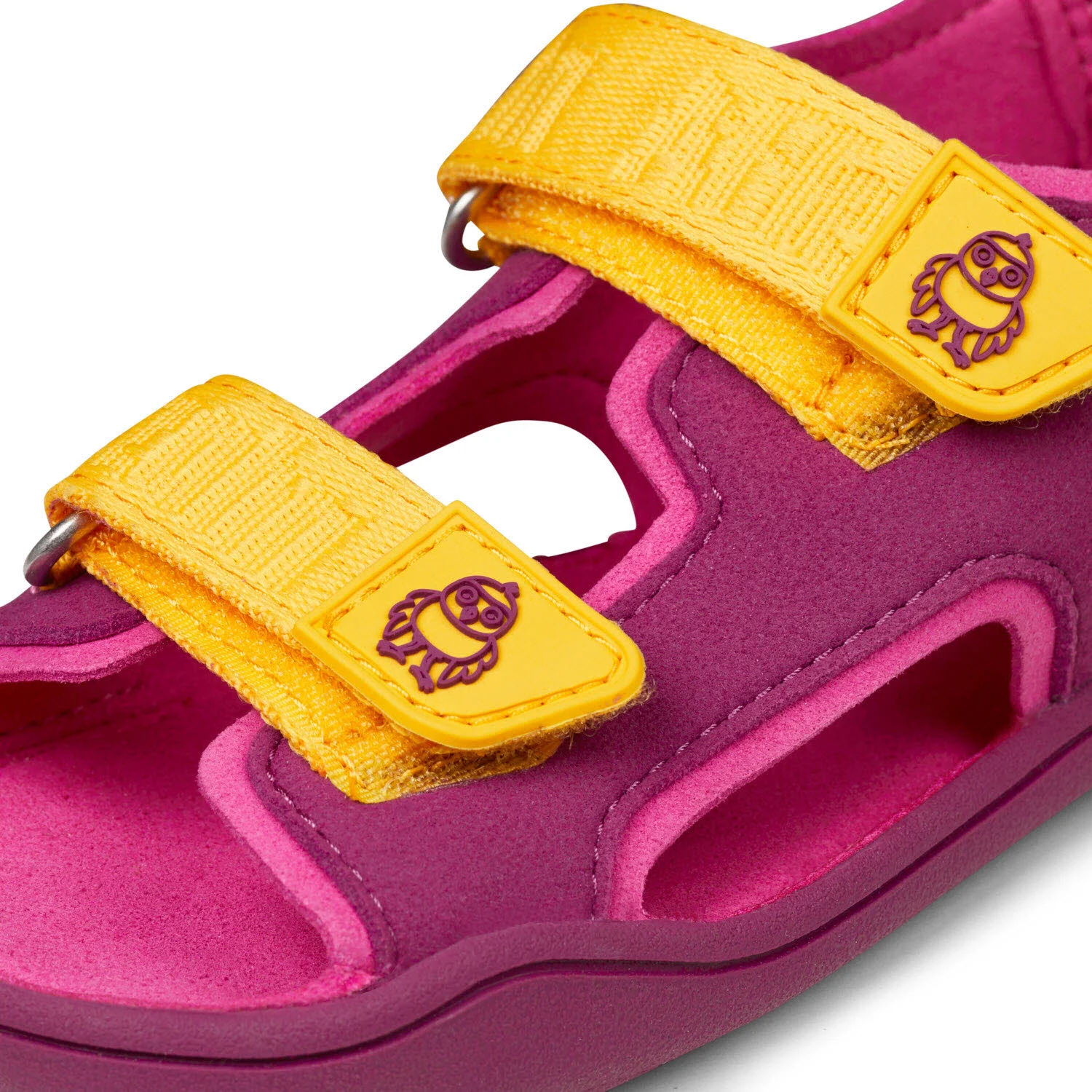Affenzahn Kinder Sandalen 00392-40010 Sandale Vegan Airy Vogel gelb/lila normal