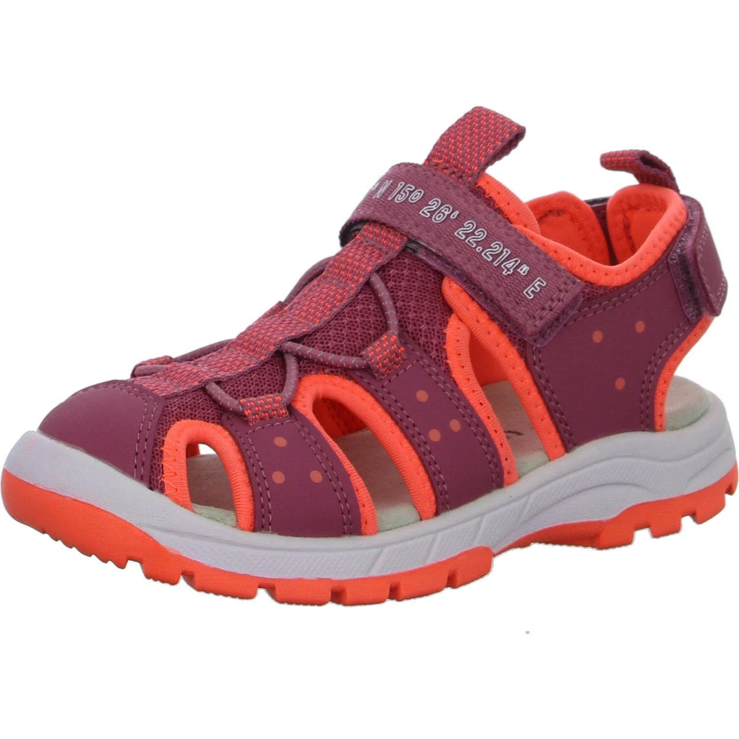 Element 2 von 8 (Bild) – Superfit Kinder Sandalen 1-009027-5500 TORNADO PINK/ORANGE WMS mittel