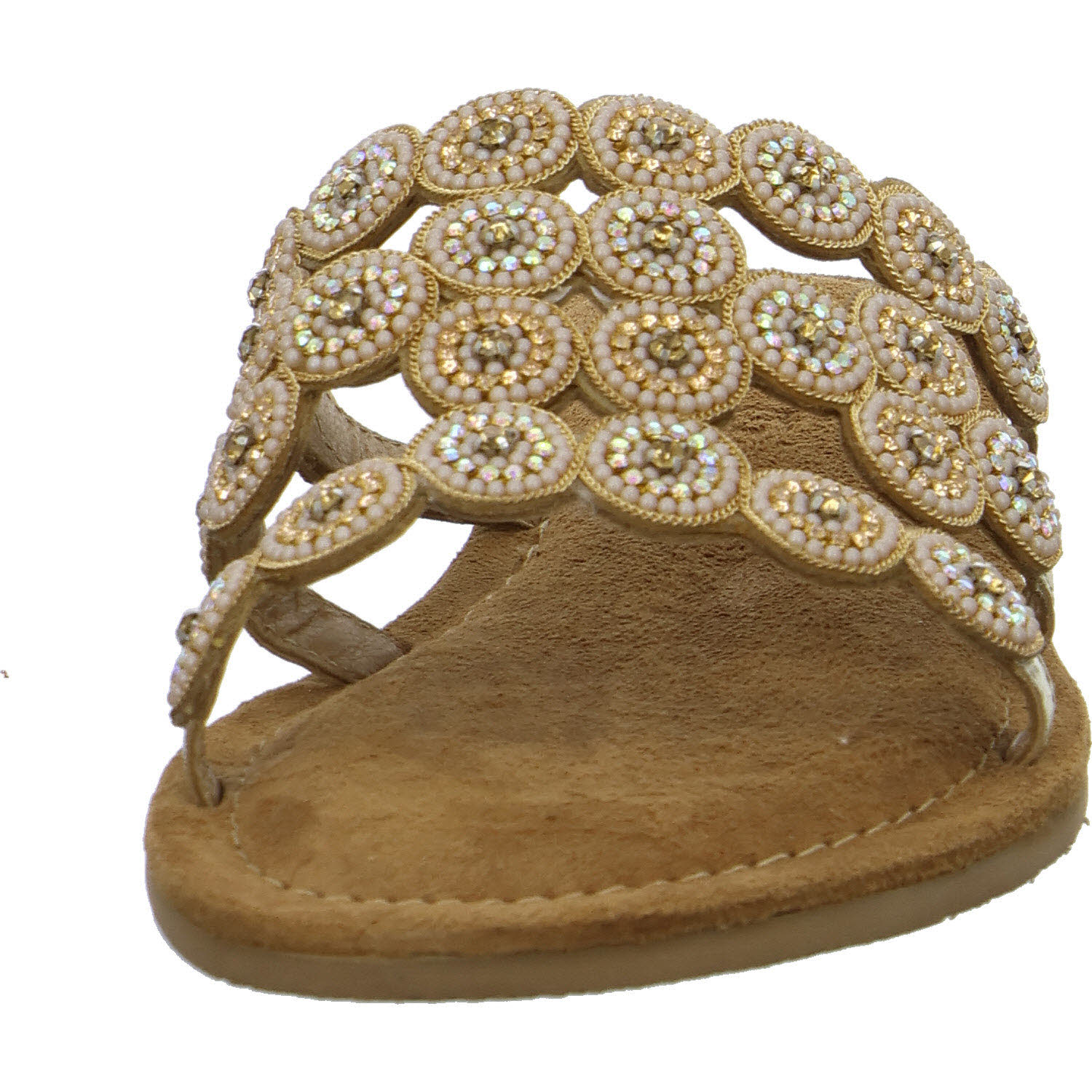 TT.Bagatt Damen Pantoletten D31ASY923900-5190 D31ASY923900 gold/metalics normal