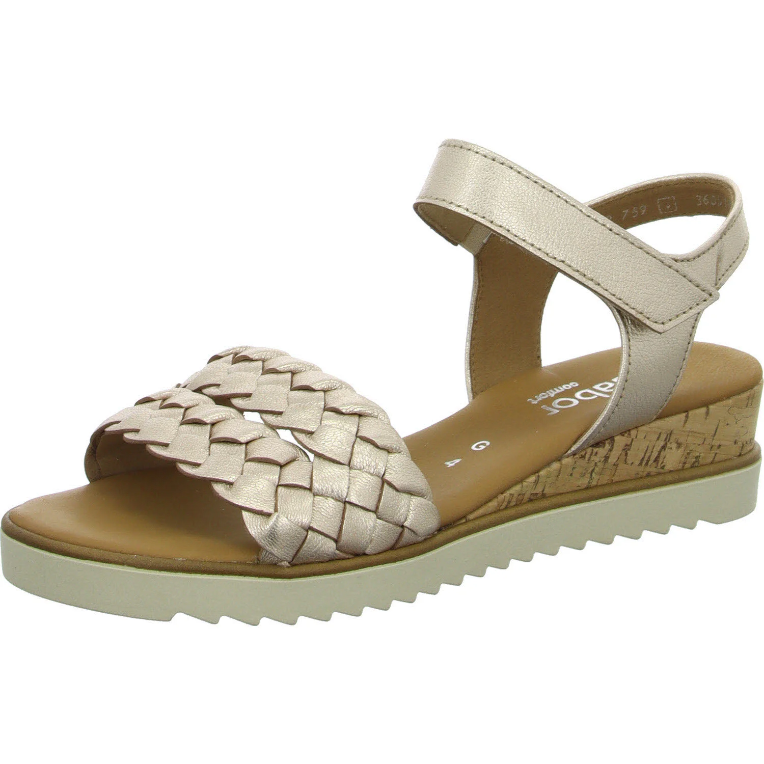 Element 2 von 8 (Bild) – Gabor Damen Sandalen 82.759.89 82.759 puder (Kork) G (normal)