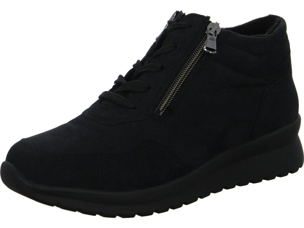 Waldläufer Damen Schnürstiefel 688801-189/099 K-Sunny nero K (extra weit)
