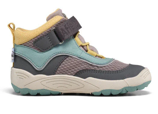 Affenzahn Kinder Schaftstiefel 01487-80151 Übergangsschuh Vegan Explory Nashorn türkis, grau normal