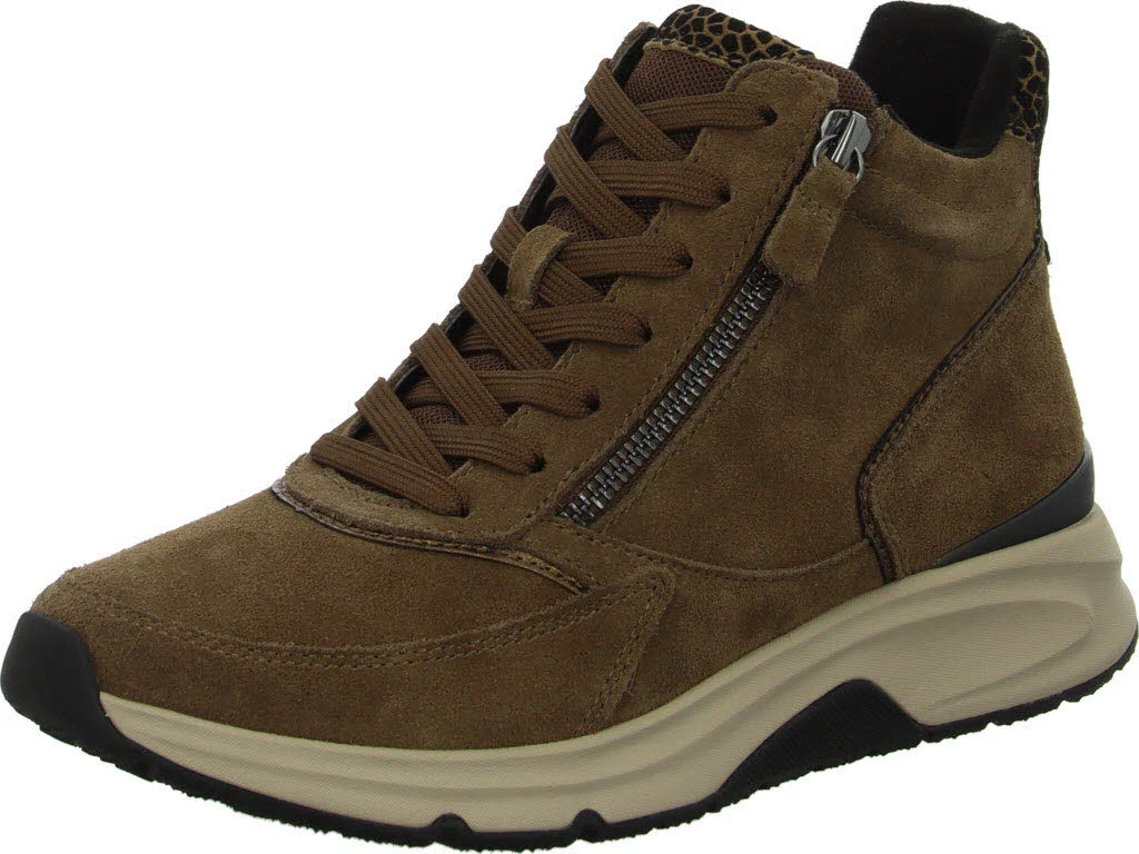 Gabor Rollingsoft Damen Schnürstiefel 0803.02.003 0803.02 whisky k. (Micro) G (normal)