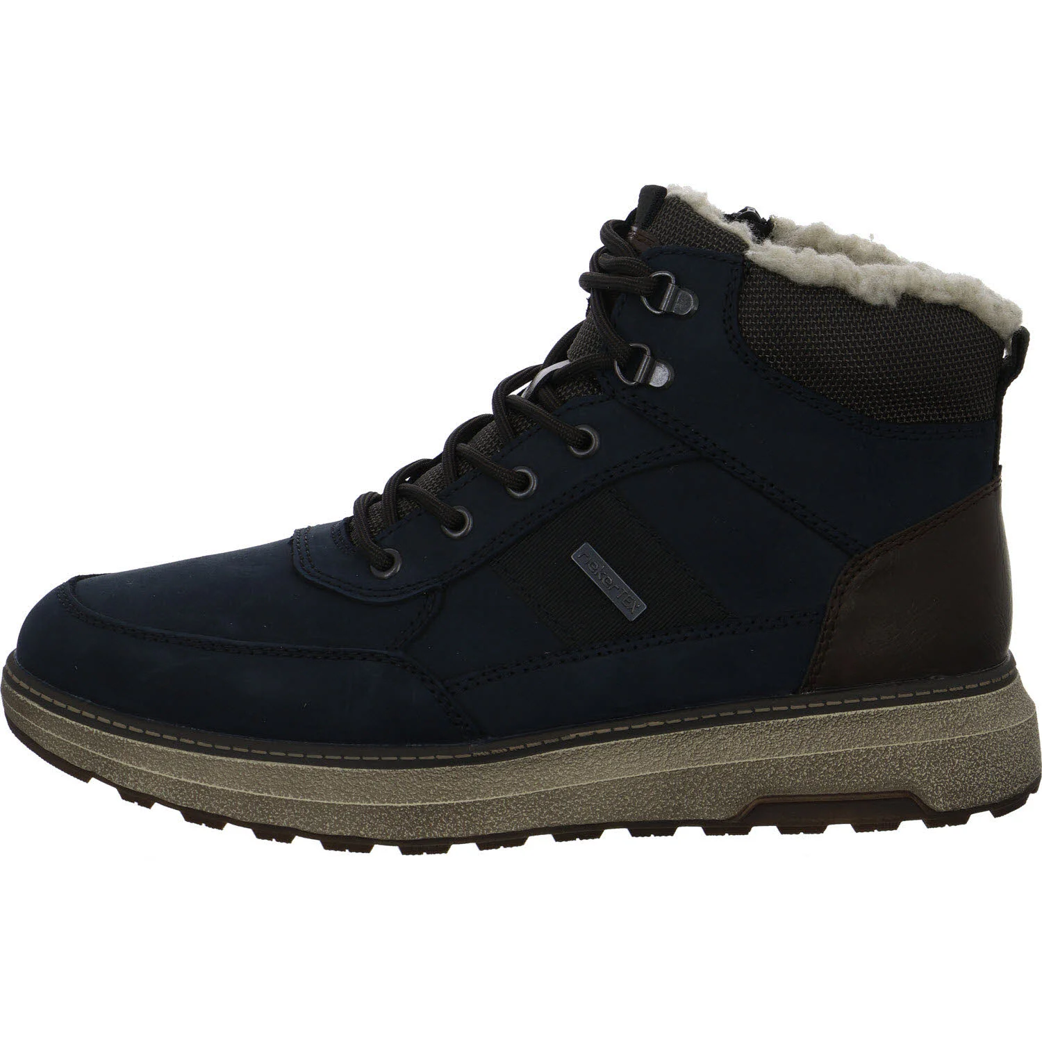 Rieker Herren Schnürstiefel warm B5546-14 B5546 pazifik/kastanie/schwarz-braun H (extra weit)