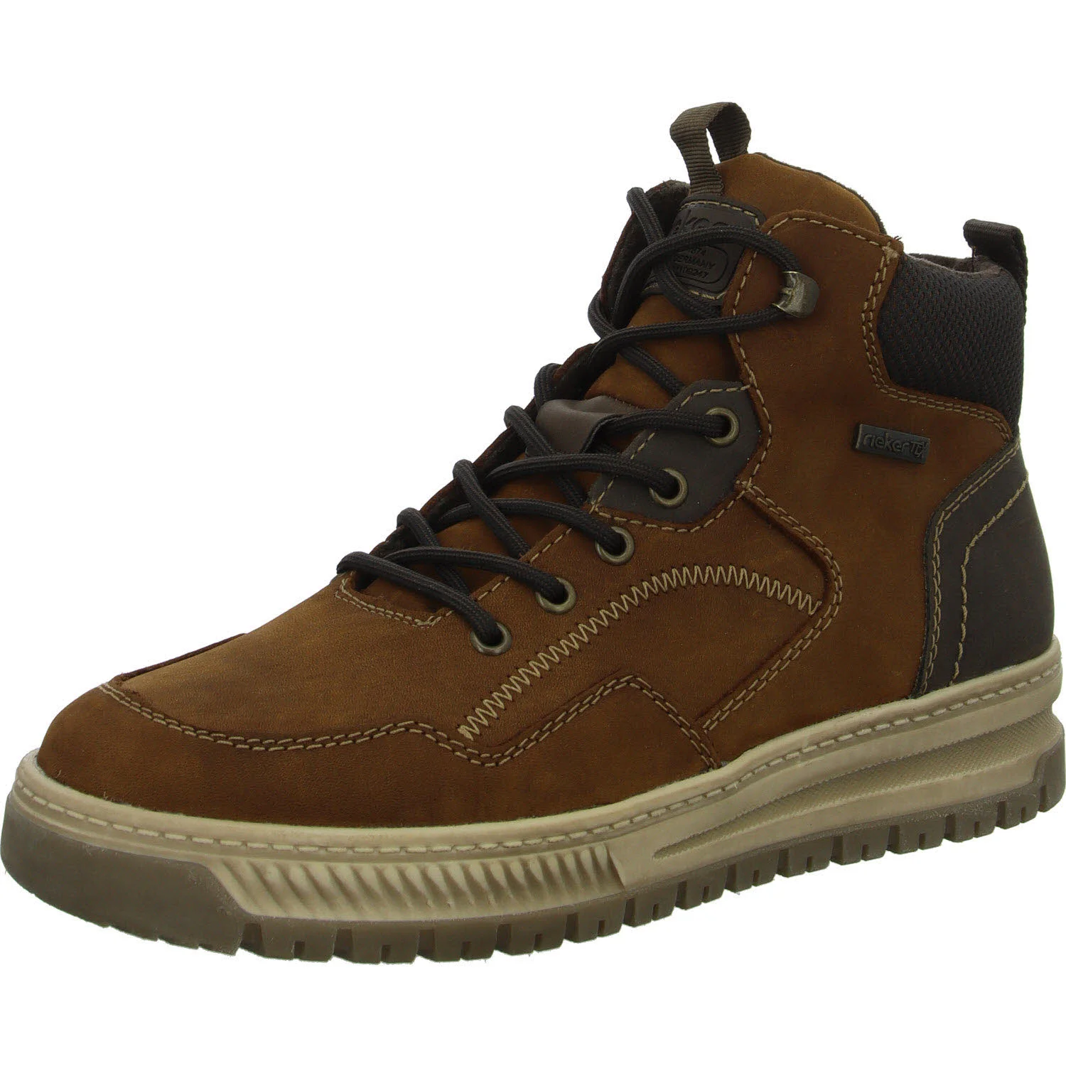 Element 2 von 8 (Bild) – Rieker Herren Schnürstiefel 38554-22 38554 noce/moro/moro/schoko H (extra weit)