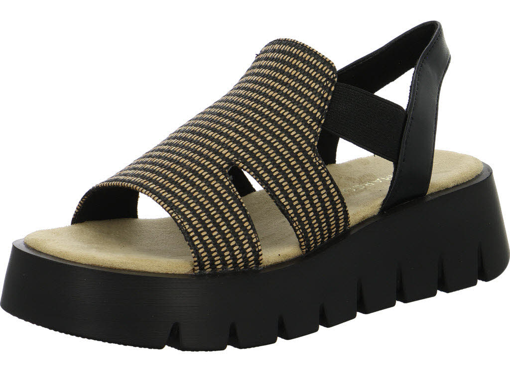 Marco Tozzi Damen Sandalen 2-28524-46/098 2-28524-46 black comb normal