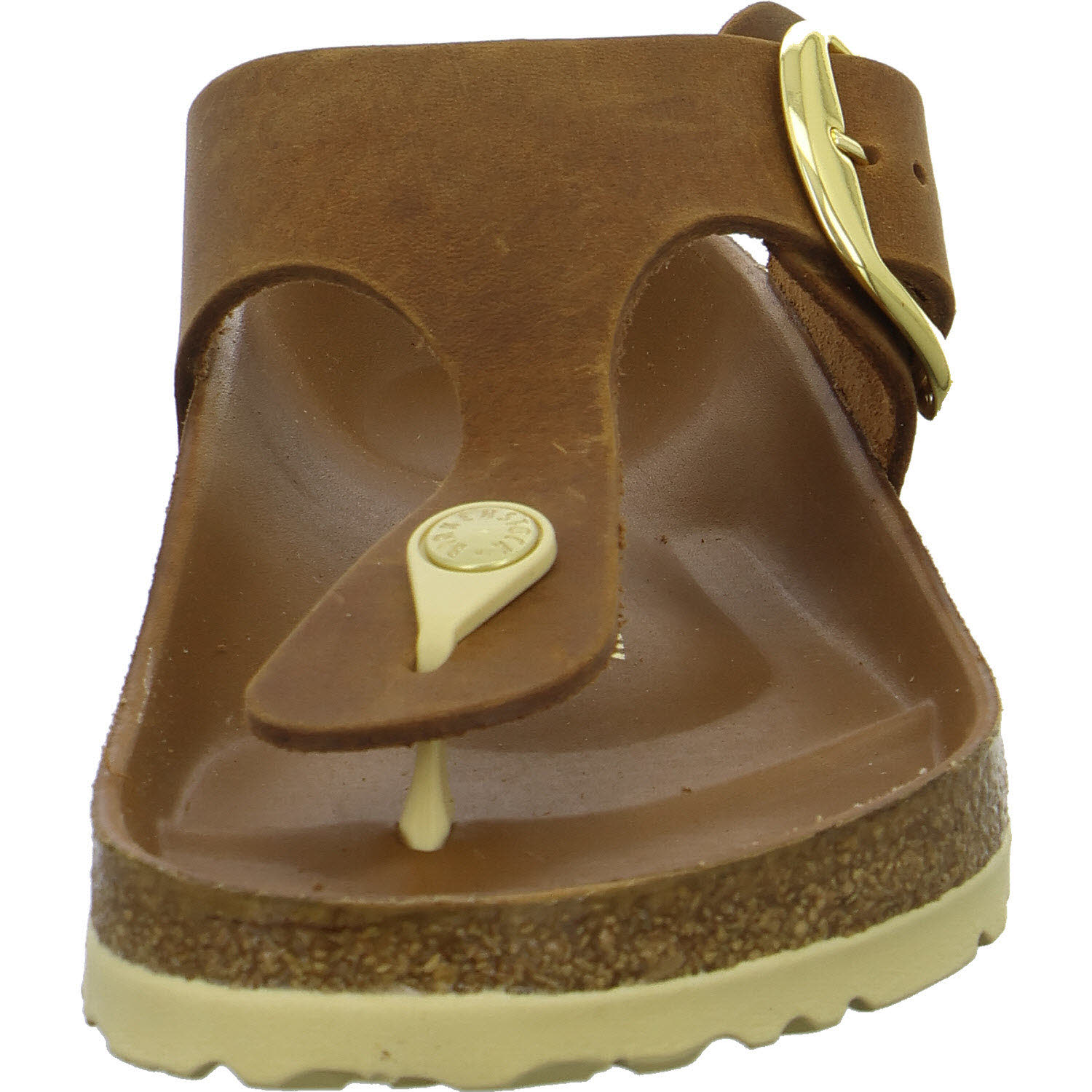 BIRKENSTOCK Pantoletten 1018745 Gizeh Big Buckle cognac normal