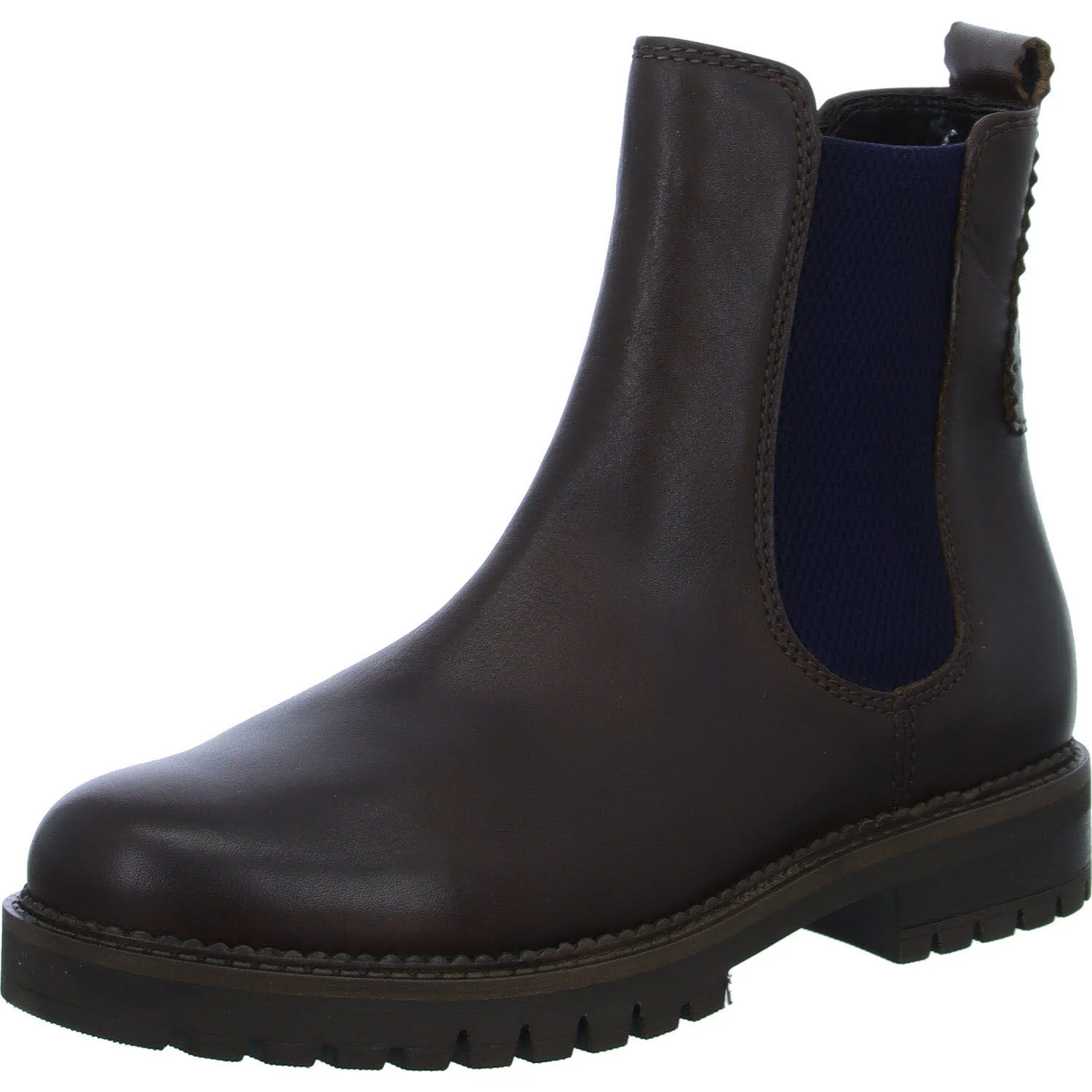 Gabor Damen Stiefeletten 8024.02.004 8024.02 saddlel/EF(eff/El.blue) H (weit)
