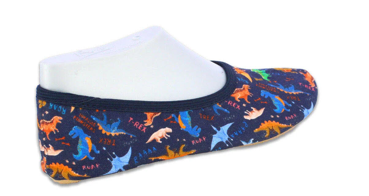 Element 6 von 8 (Bild) – Beck Gymnastikschuhe 298/05 Dinosaurier dunkelblau normal
