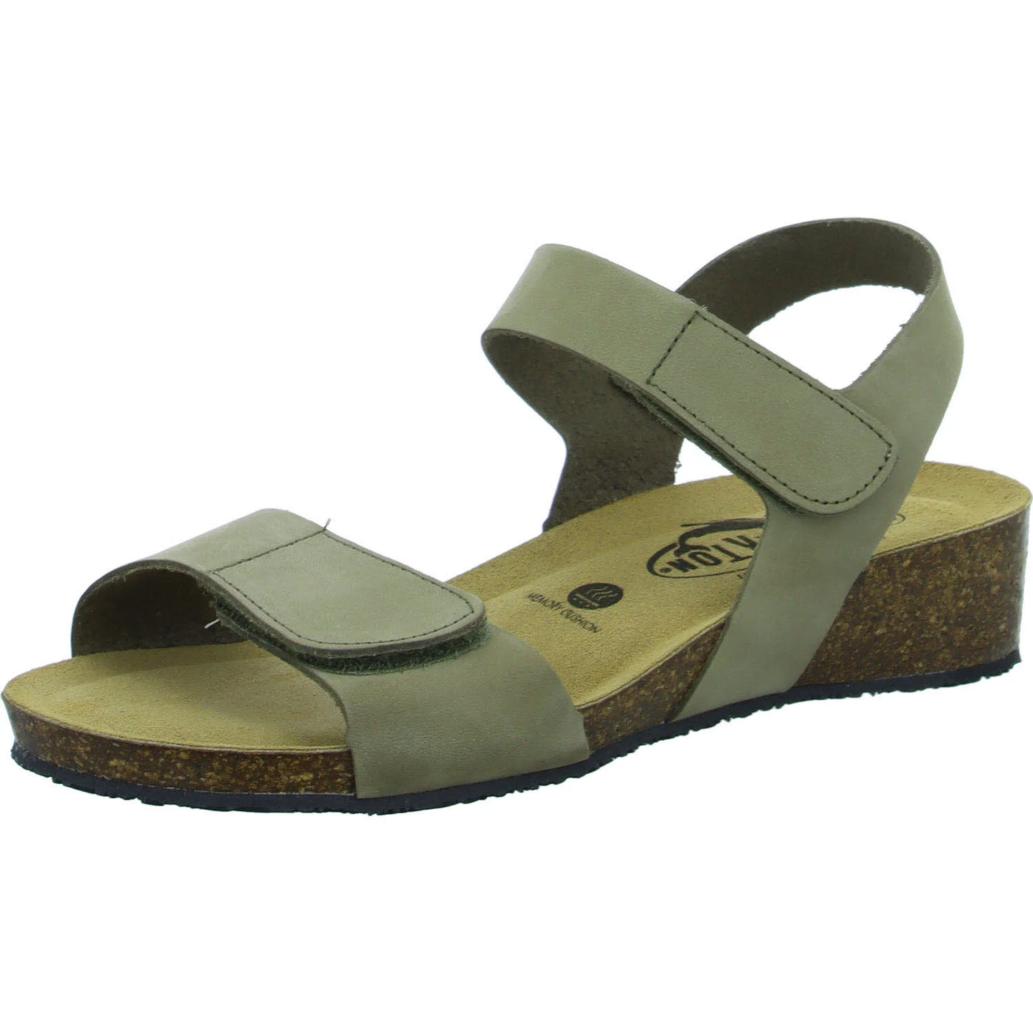 Plakton Damen Sandalen 775893 Norita 775893 Oliva normal