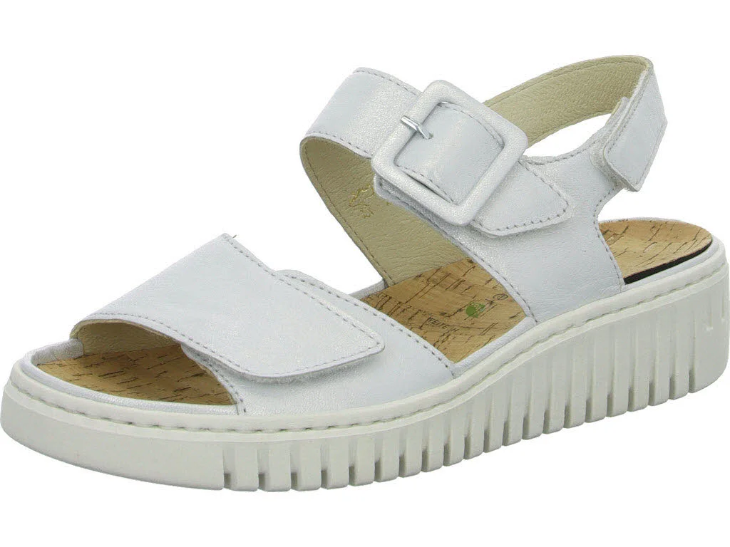 Element 1 von 8 (Bild) – Waldläufer Damen Sandalen 955004-113/211 H-Willow silber H (weit)