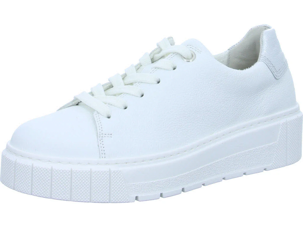 Gabor Damen Schnürschuhe 86.410.52 86.410 weiss/silber H (weit)