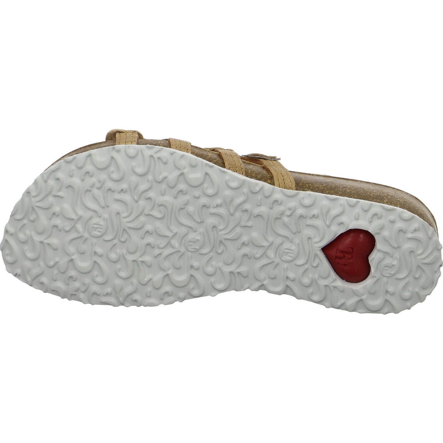 Think Damen Pantoletten 3-000247-4010 Julia linen/kombi F 1/2 (normal)