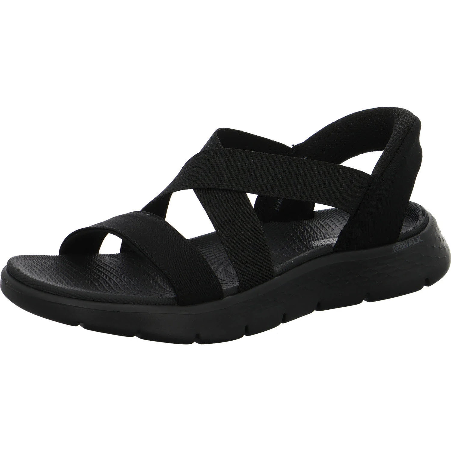 Skechers Damen Sandalen 141489 BBK GO WALK Flex Sandal - Glimmer black normal