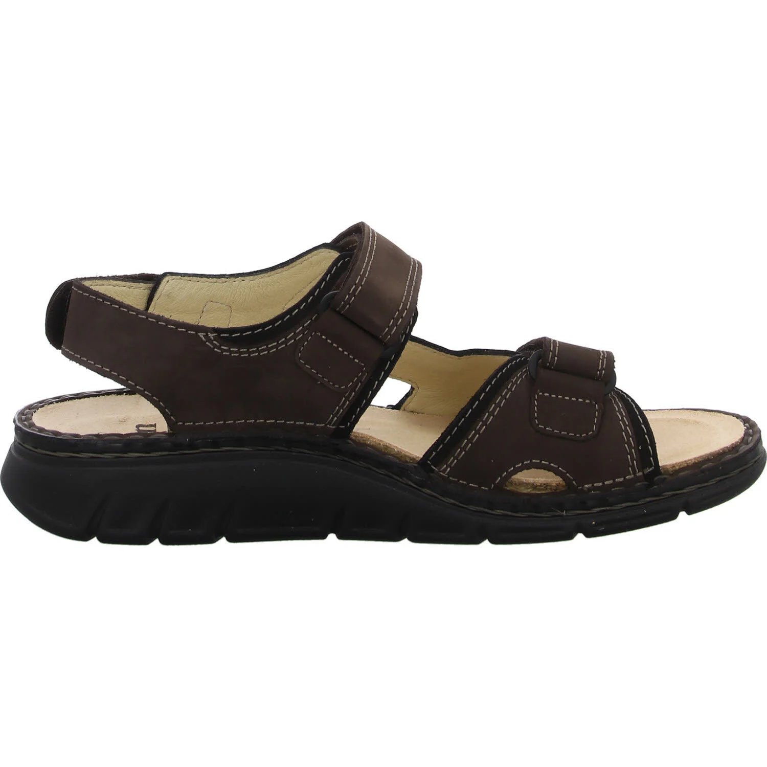 Finn Comfort Herren Sandalen 81540-901762 Wanaka-S grizzly/schwarz weit