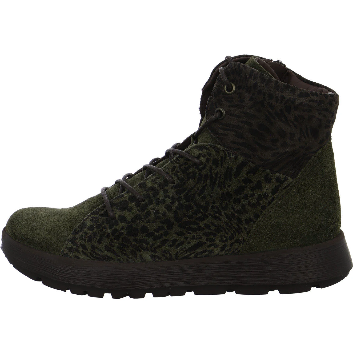 Think Damen Schnürstiefel 3-001429-7000 Comoda olive/kombi F 1/2 (normal)
