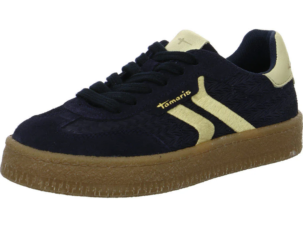 Tamaris Damen Schnürschuhe 1-23723-44/890 1-23723-44 navy comb normal