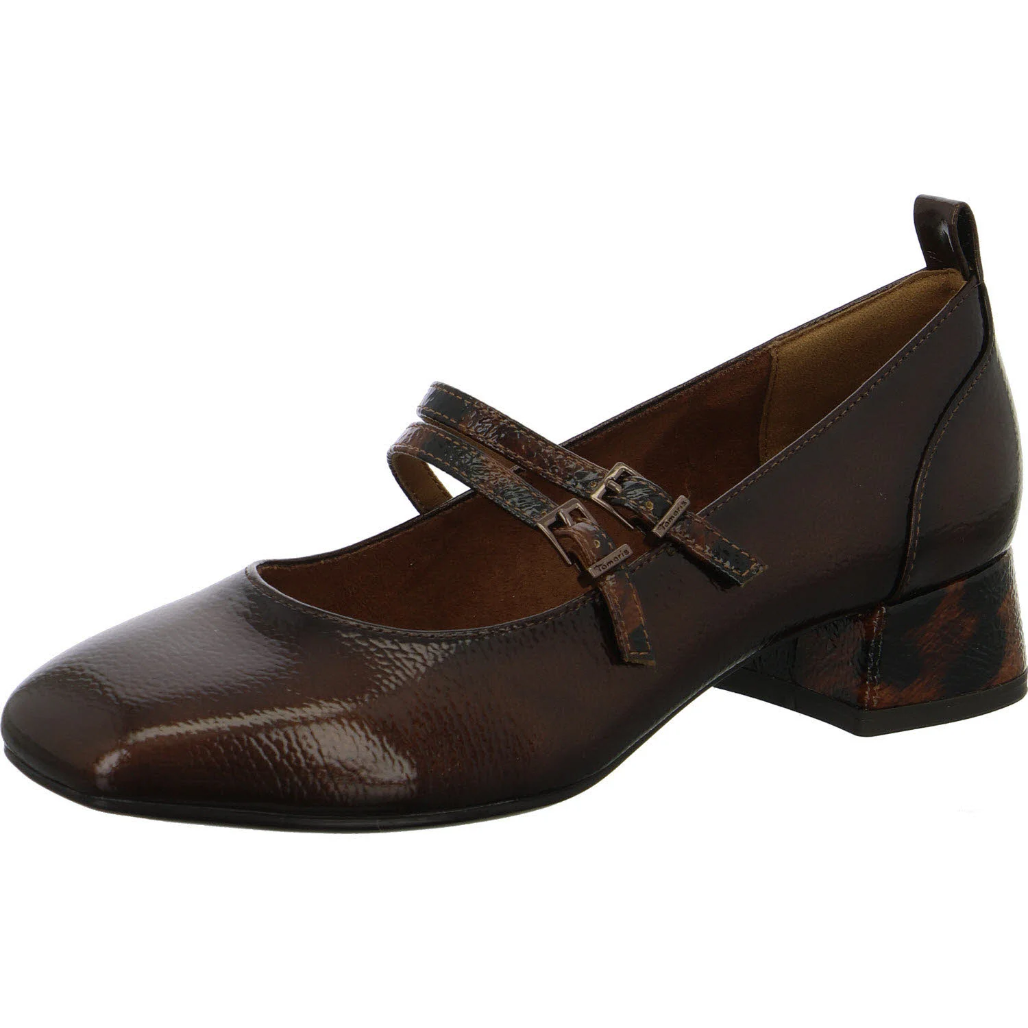 Tamaris Damen Spangenschuhe 1-22318-43/398 1-22318-43 brown comb normal
