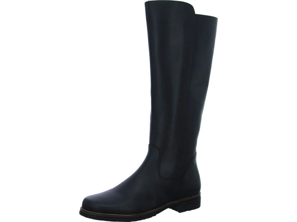 Gabor Damen Langschaftstiefel 8023.04.001 8023.04 schwarz F/M (schmal/normal)