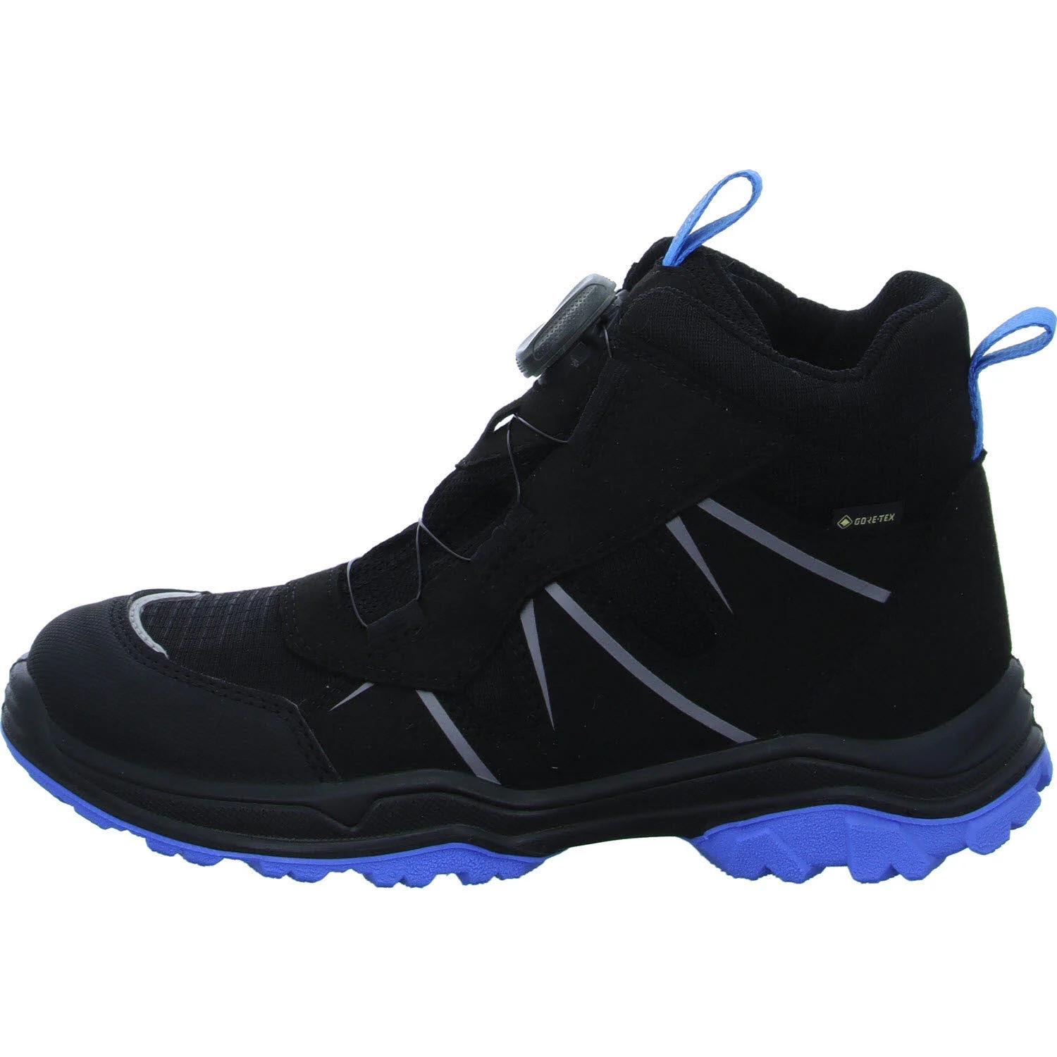 Element 6 von 8 (Bild) – Superfit Kinder Schaftstiefel 1-000076-0000 Jupiter SCHWARZ/BLAU WMS weit
