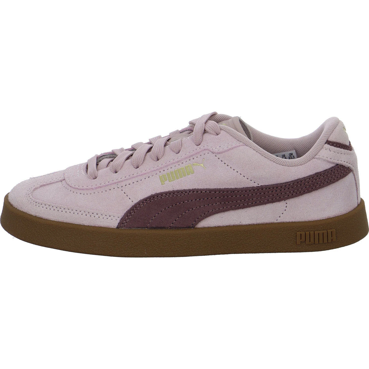 Puma Damen Schnürschuhe 400717 Puma Club II Era Suede misty pink-rich cocoa normal