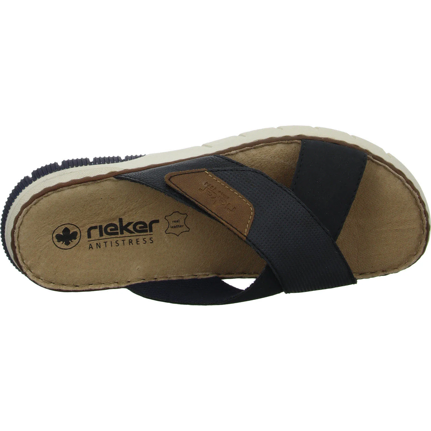 Rieker Pantoletten 25283-14 25283 pazifik/lake/mandel G 1/2 (weit)