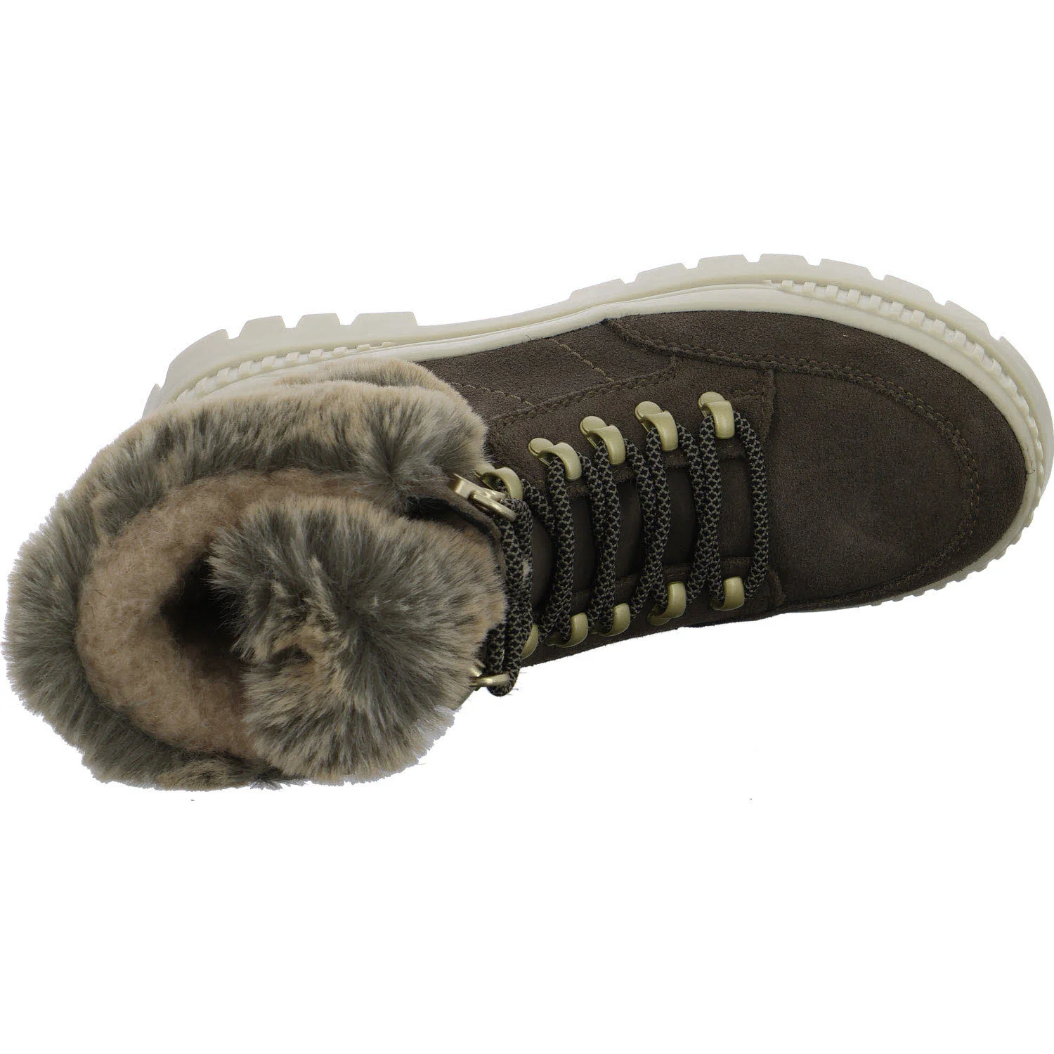 Element 8 von 8 (Bild) – Rieker Damen Schnürstiefel warm W2100-45 W2100 smoke/murmel/sigaro G (weit)