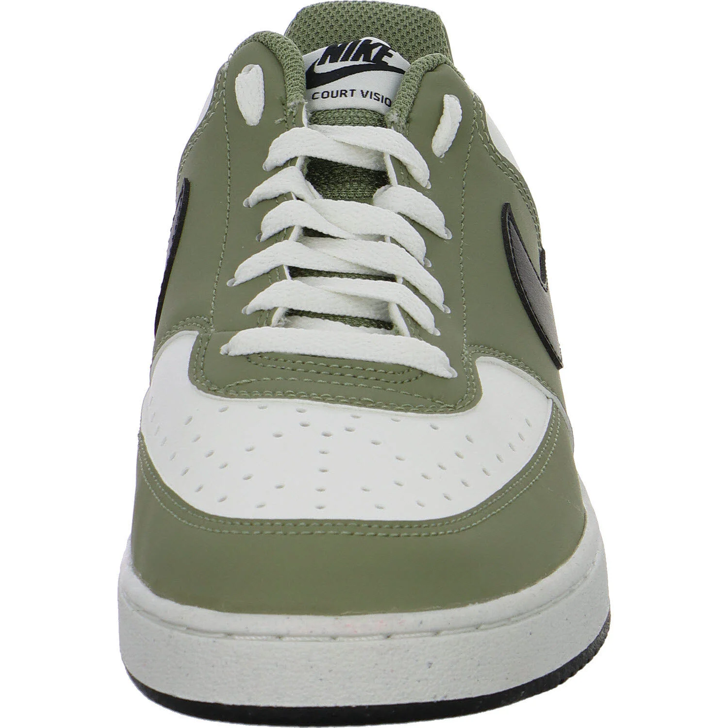 Nike Herren Schnürschuhe IM0459/104 Nike Court Vision Low summit white/ black silver sage normal
