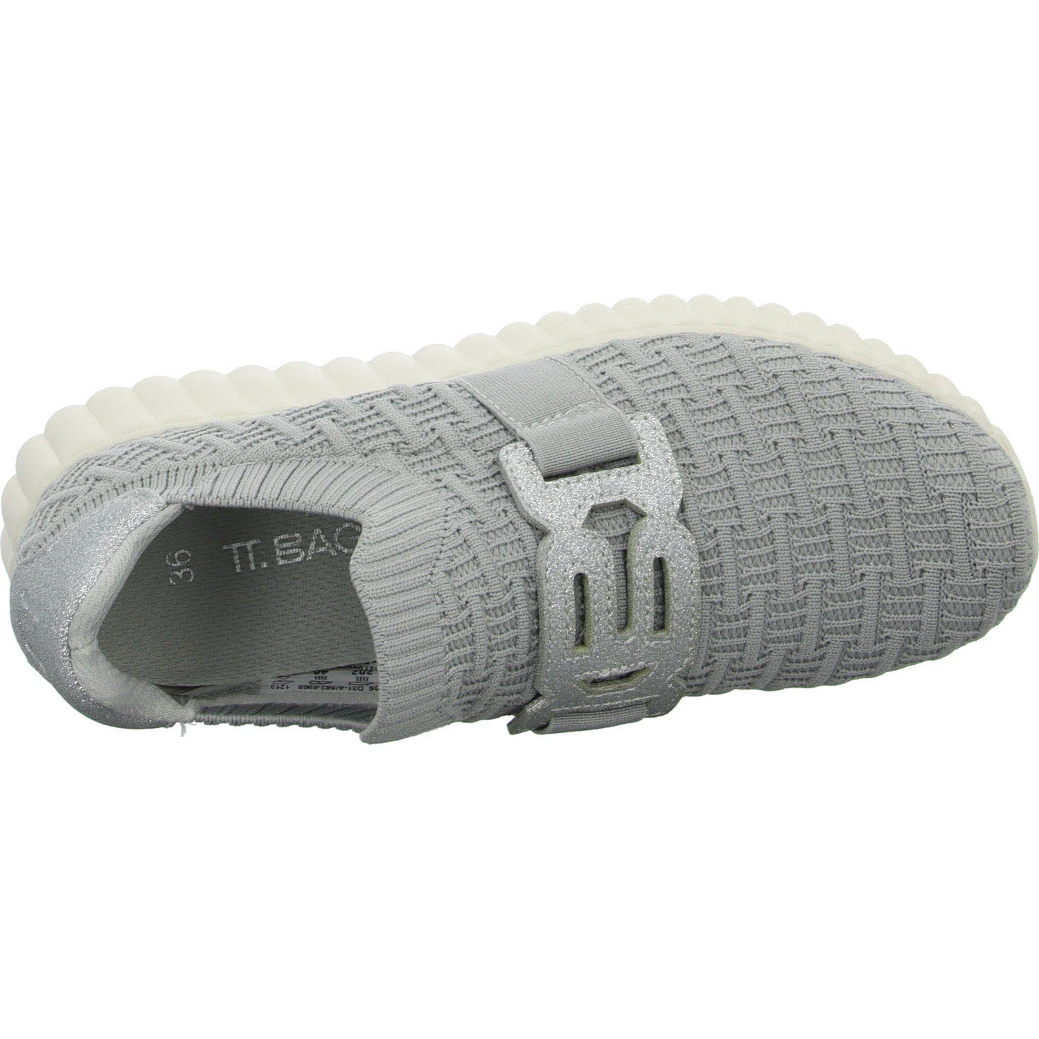 TT.Bagatt Damen Slipper D31AI6626969-1213 Carini light grey/silver normal