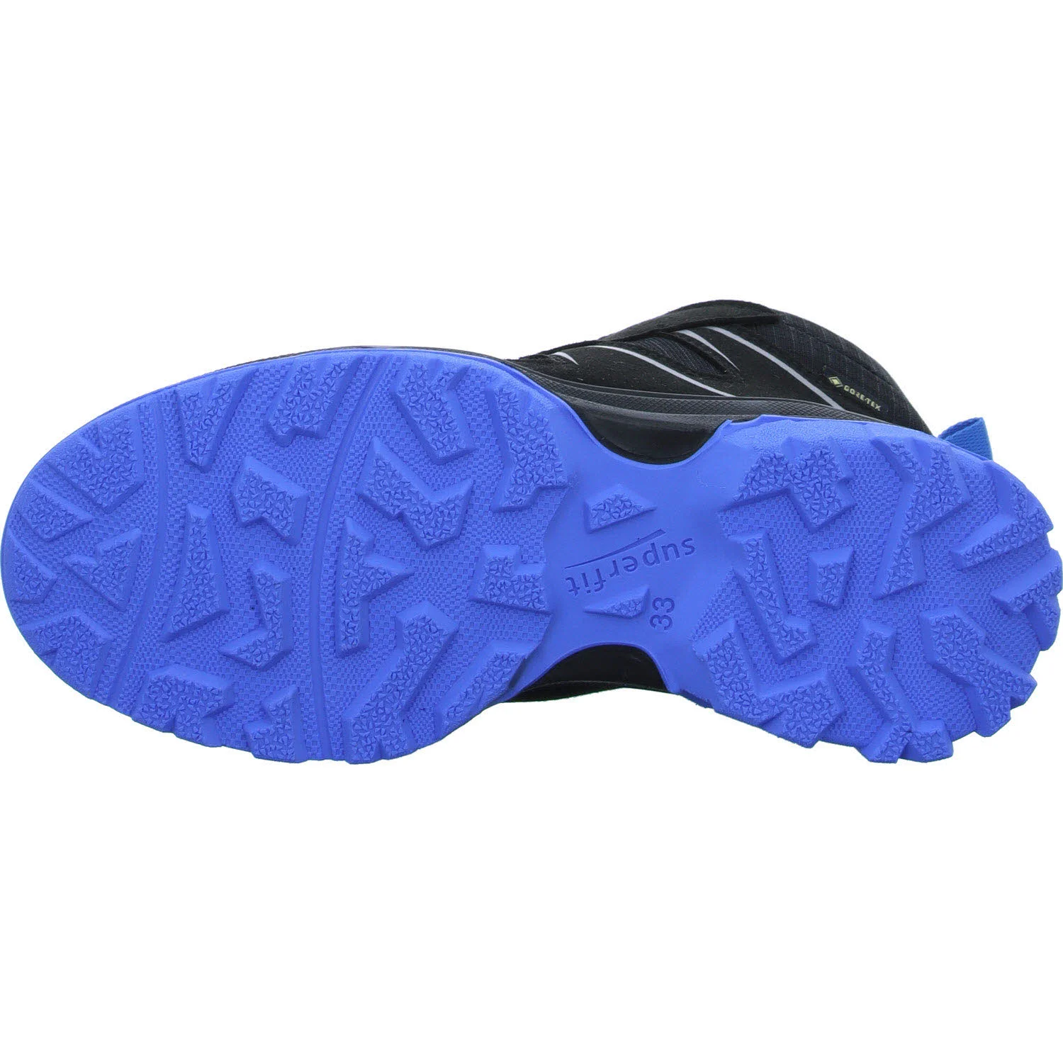 Element 5 von 8 (Bild) – Superfit Kinder Schaftstiefel 1-000076-0000 Jupiter SCHWARZ/BLAU WMS weit