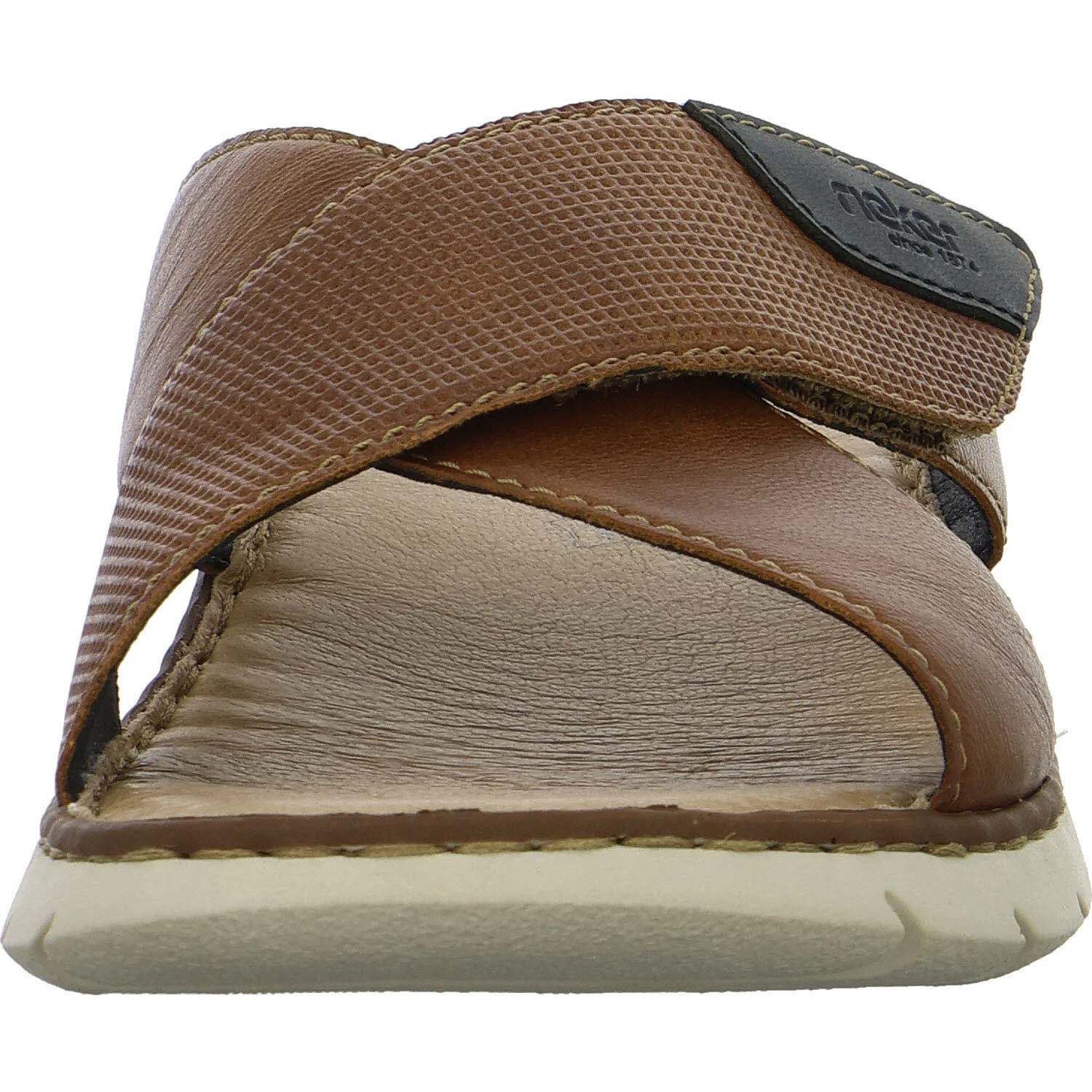 Rieker Pantoletten 25283-22 25283 cuoio/denim G 1/2 (weit)