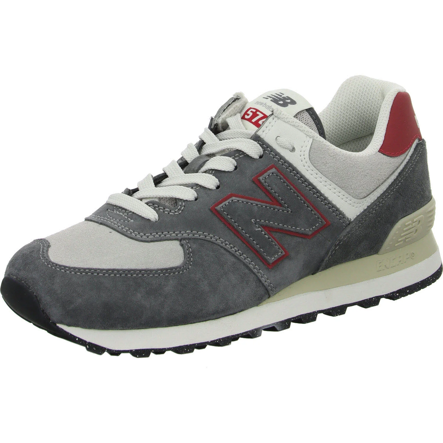 Element 2 von 8 (Bild) – New Balance Herren Schnürschuhe U574QGY Classic Running castlerock/team red normal