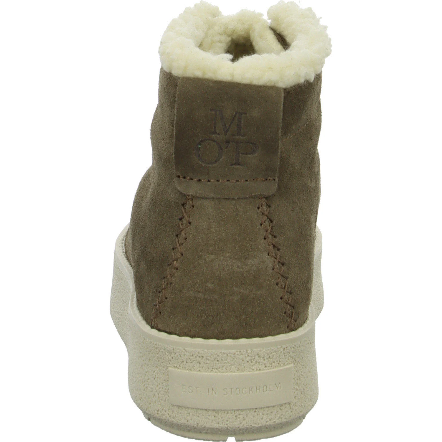 Marc O'Polo Damen Schnürstiefel warm 510 16346301300 718 51016346301300 dark taupe normal