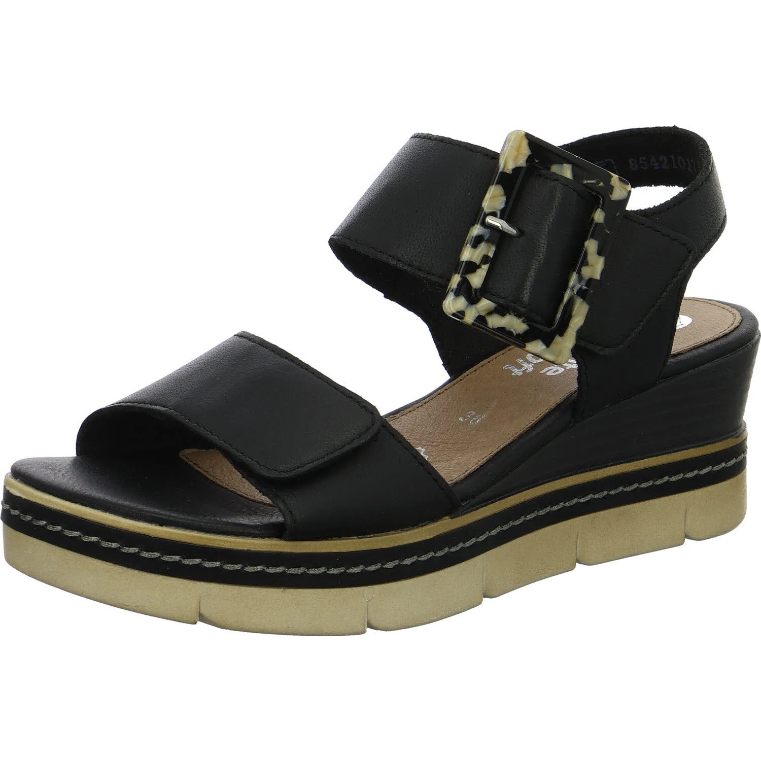 Remonte Damen Sandalen D2L53-00 D2L53 schwarz F 1/2 (normal)