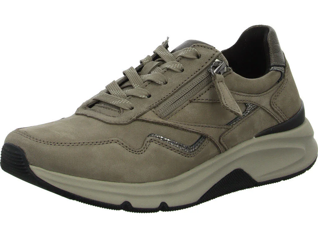 Gabor Rollingsoft Damen Schnürschuhe 76.896.42 0103.01 fango/bronce G (normal)