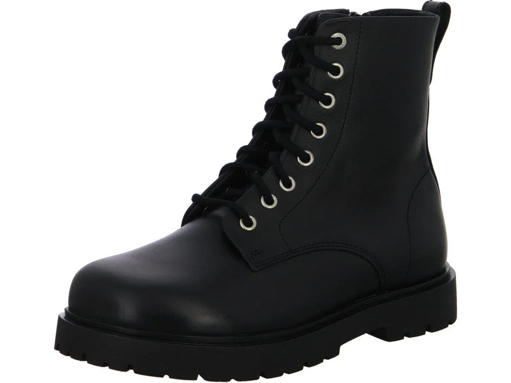 BIRKENSTOCK Damen Schnürstiefel 1032853 Highwood Mid Lace New black normal