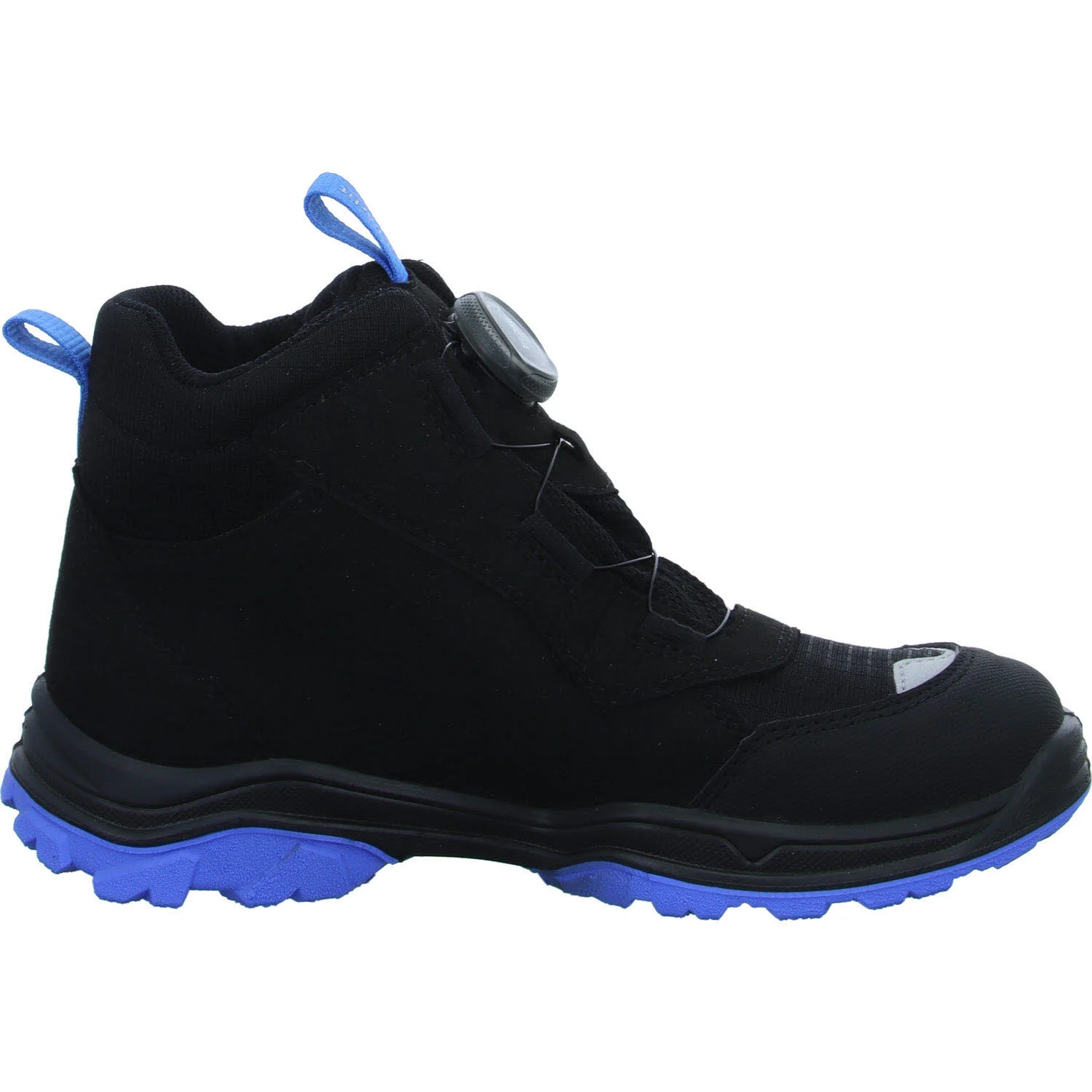 Element 7 von 8 (Bild) – Superfit Kinder Schaftstiefel 1-000076-0000 Jupiter SCHWARZ/BLAU WMS weit
