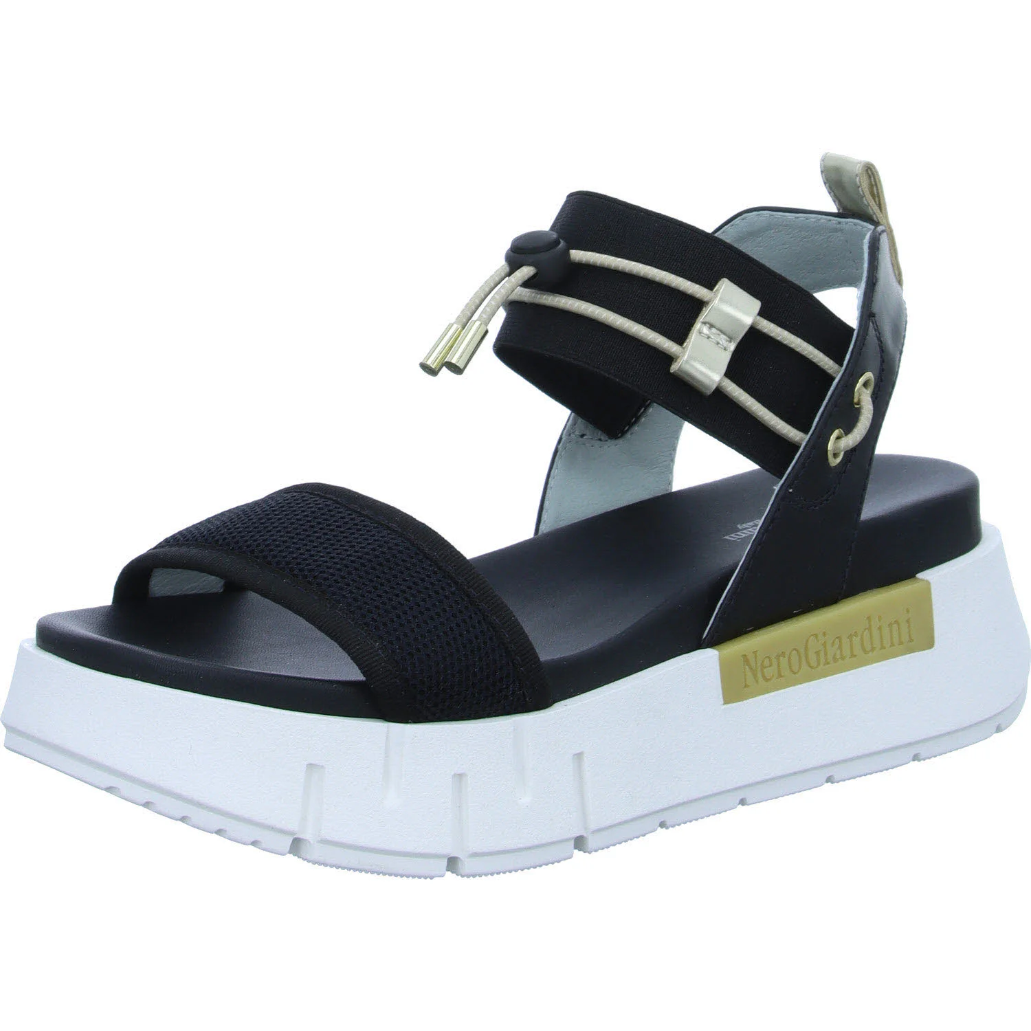 NeroGiardini Damen Sandalen E410700D 100 E410700D nero normal