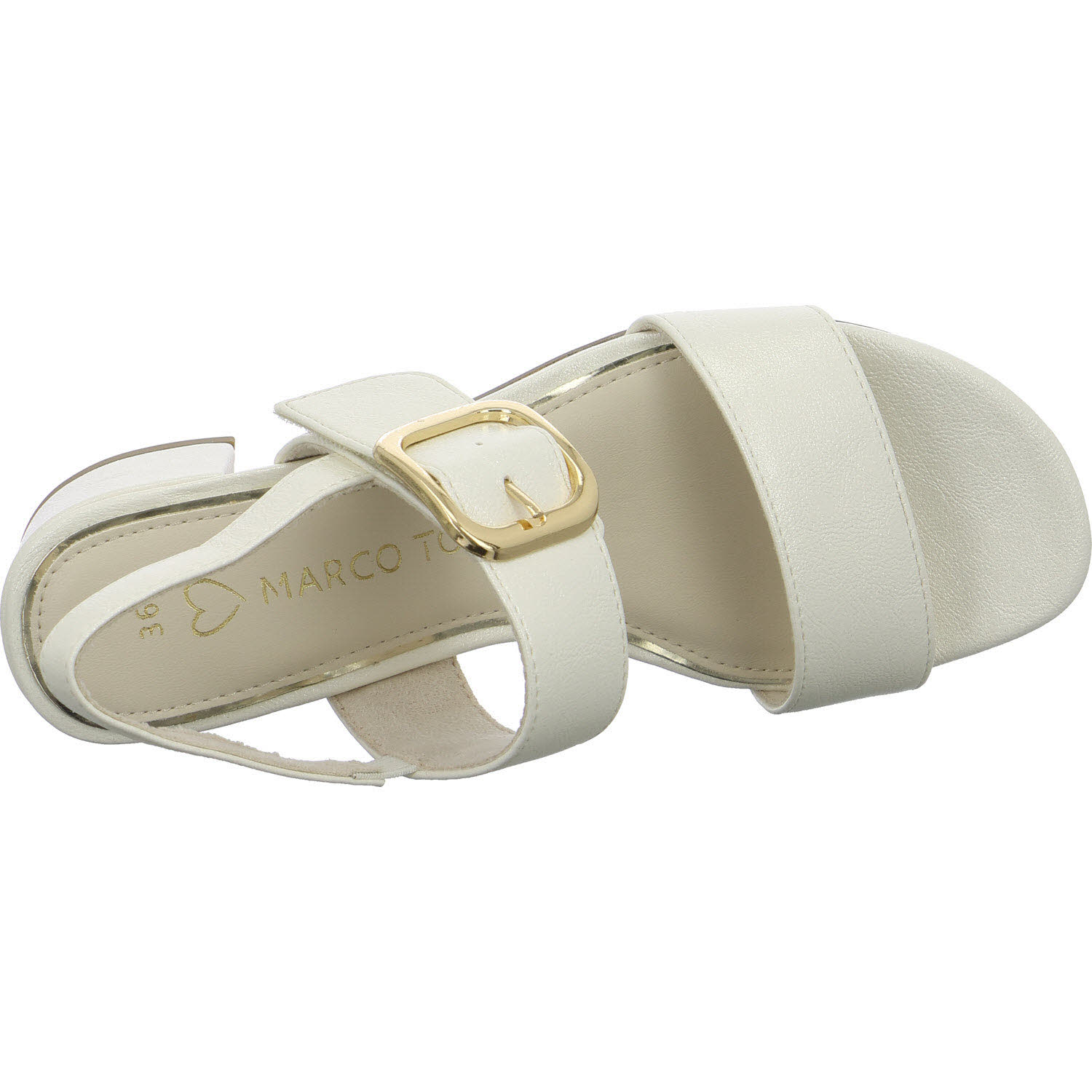 Marco Tozzi Damen Sandalen 2-28212-46/929 2-28212-46 ivory metallic normal