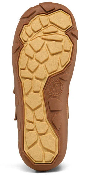 Affenzahn Kinder Schaftstiefel 01488-70111 Übergangsschuh Leder Friendy Tiger gelb, braun, beige normal