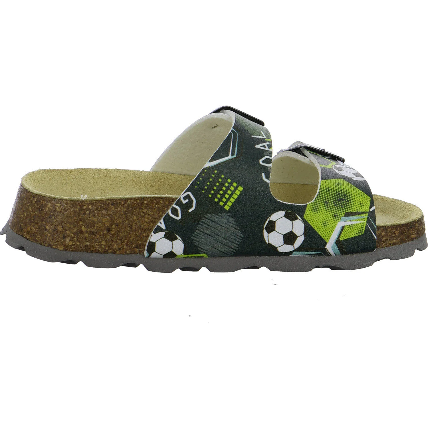 Element 7 von 8 (Bild) – Superfit Kinder Pantoletten 1-800111-0130 Fußbettpantoffel schwarz/mehrfarbig WMS mittel
