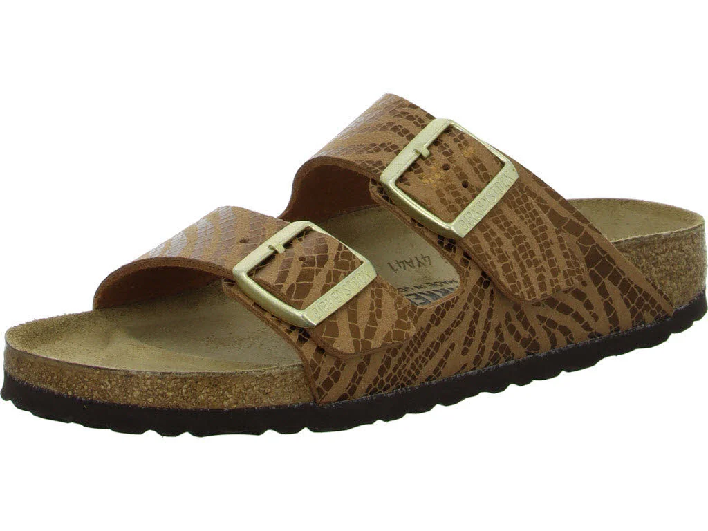 Element 1 von 8 (Bild) – BIRKENSTOCK Pantoletten 1029509 Arizona SYN zebra pecan schmal