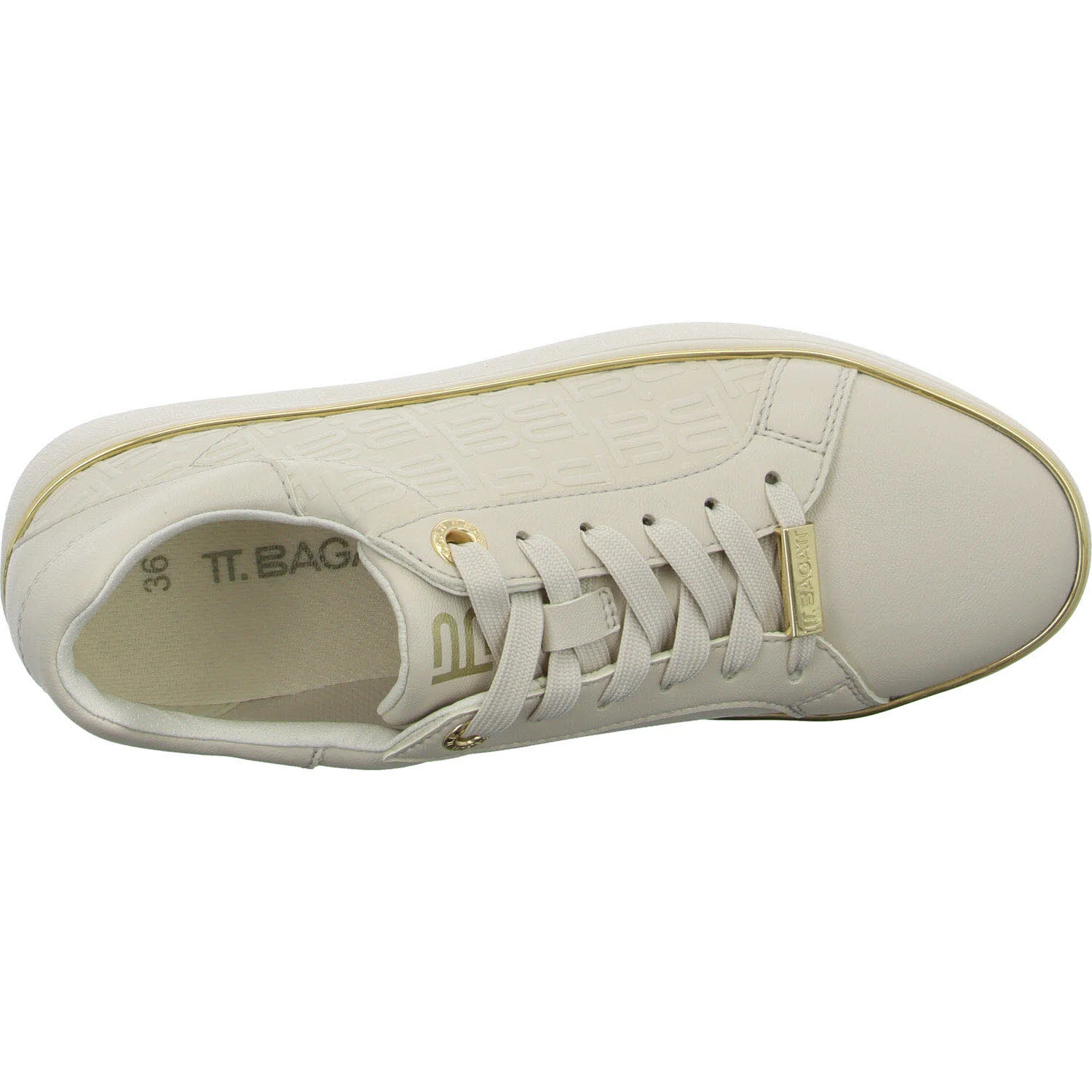 TT.Bagatt Damen Schnürschuhe D31AR9015000-5251 Fabea beige/gold normal