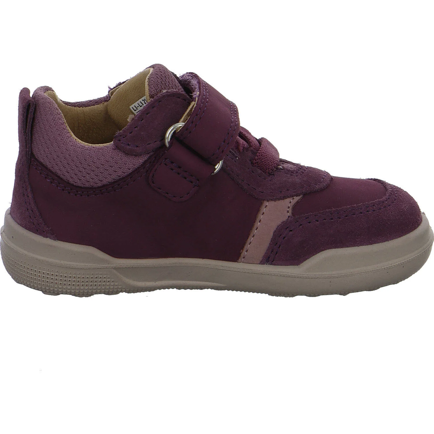Element 7 von 8 (Bild) – Superfit Kinderschuh zum Schlupfen 1-100202-5000 Superfree 2.0 rot/lila WMS weit